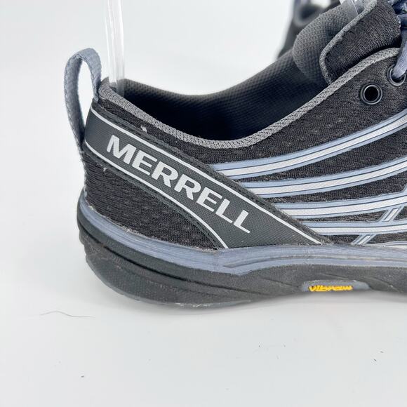 Merrell Bare Access Arc 3 Running Vibram Sneaker Black Silver J06302 Womens 6.5 - Picture 9 of 11